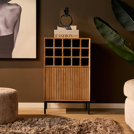 Wijnkast Madison Naturel | 55 cm