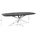 Eettafel Madison Naturel | 280 cm | Deens ovaal