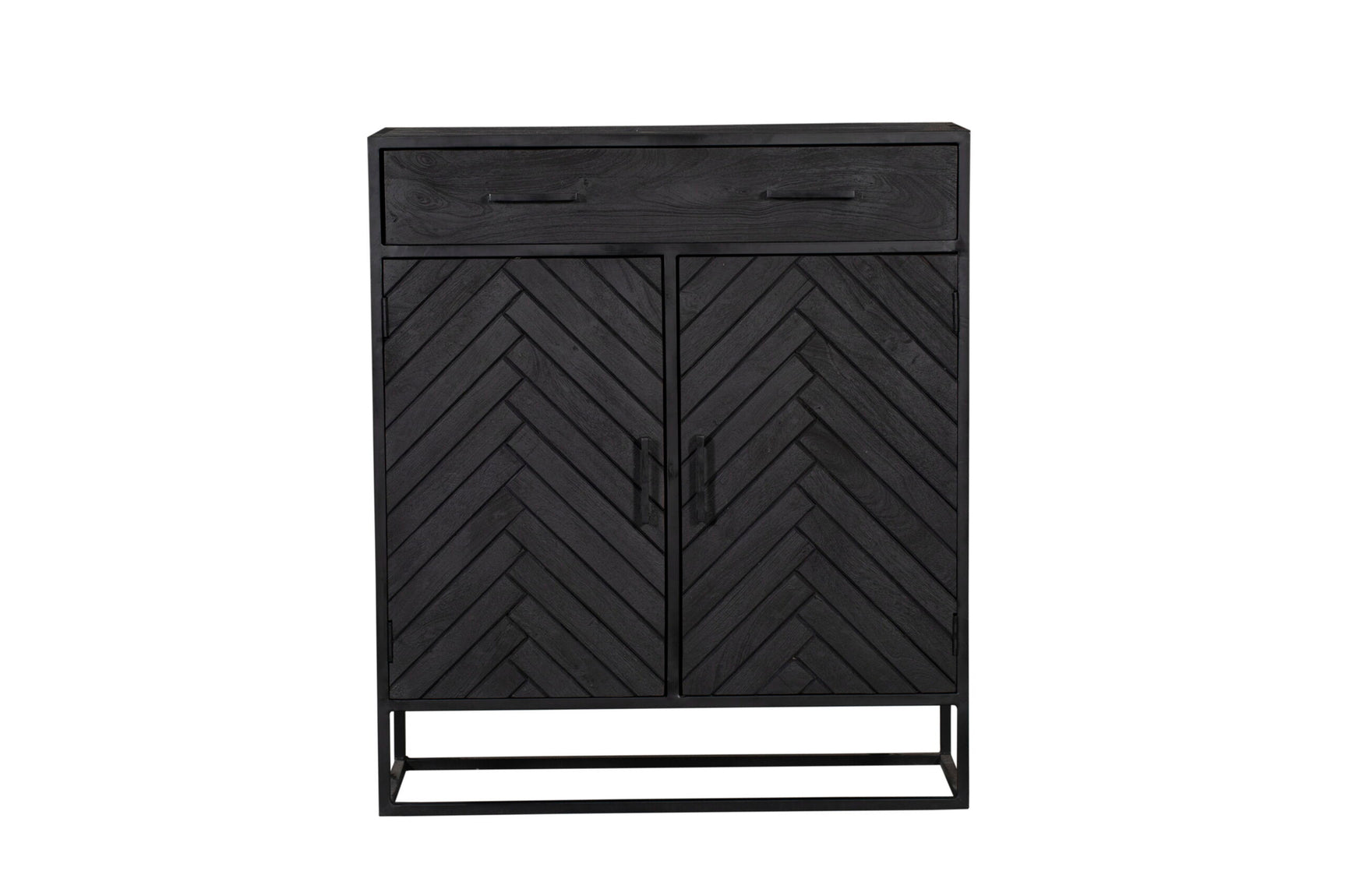 Kast New York | Mangohout en staal | 100 cm