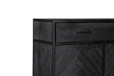 Kast New York | Mangohout en staal | 100 cm
