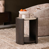 Starfurn - Bijzettafel Rune Botticino marmer 45 cm