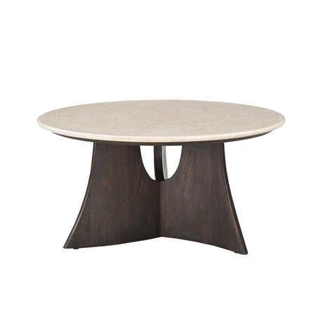 Salontafel Milo Botticino marmer 80 cm