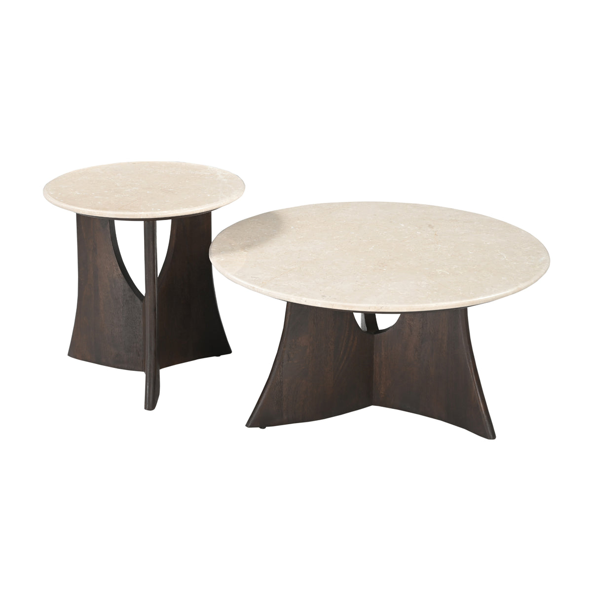 Starfurn - Bijzettafel Milo Botticino Marmer 50 cm