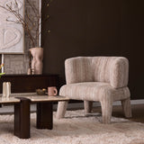 Fauteuil Eva pruim