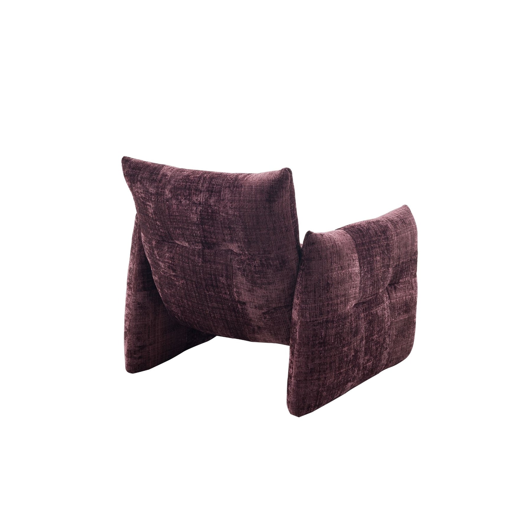 Fauteuil Lois aubergine