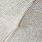 Relaxfauteuil Chill met gebroken witte geweven stof met reliëf