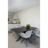 KRUISVORM POOT METAAL ZWART