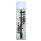 Thermometer kunststof cijfers zwart XL - Esschert design