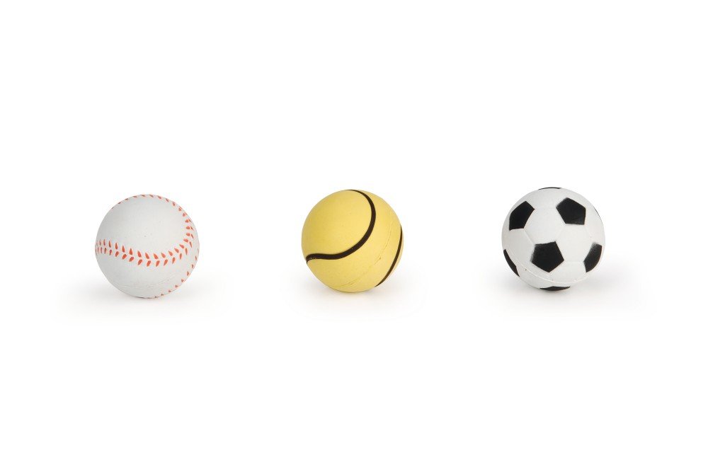Beeztees - sponzenbal 6cm assorti
