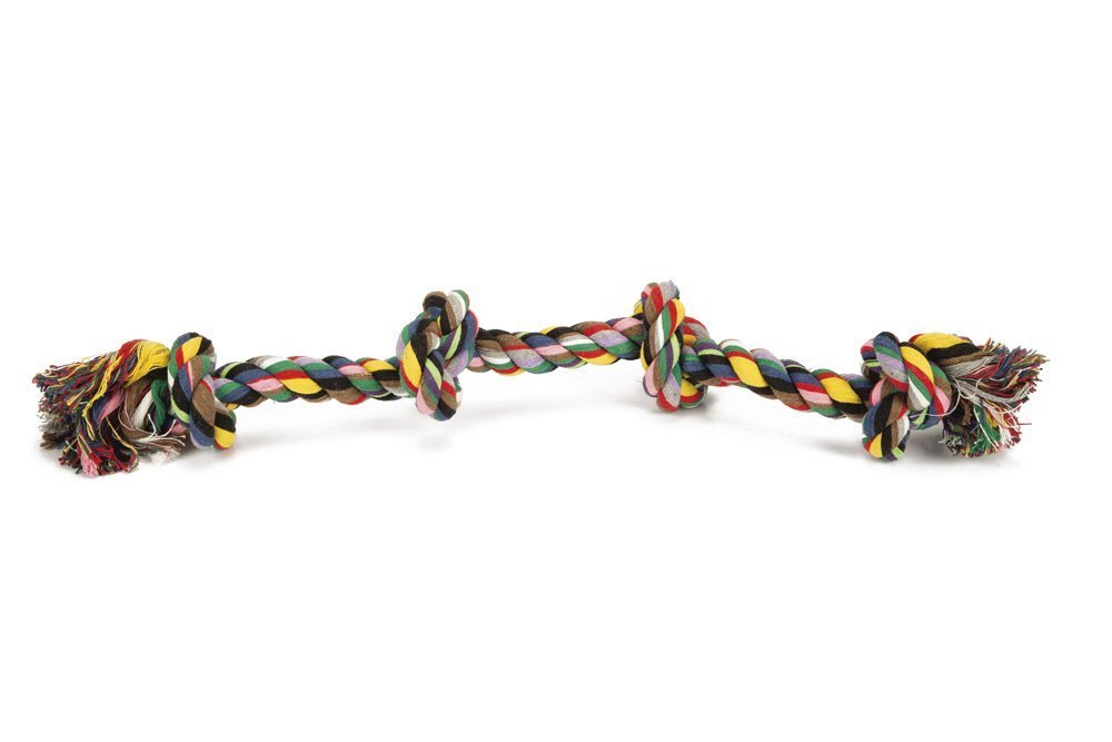 Beeztees - flossytoy gekleurd 4 knop