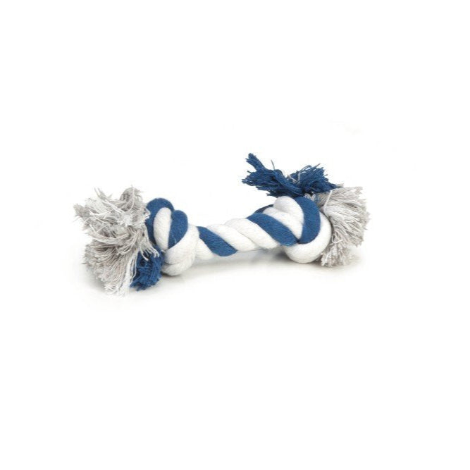 Beeztees - flossytoy ro/bl ass.2knop. 50g