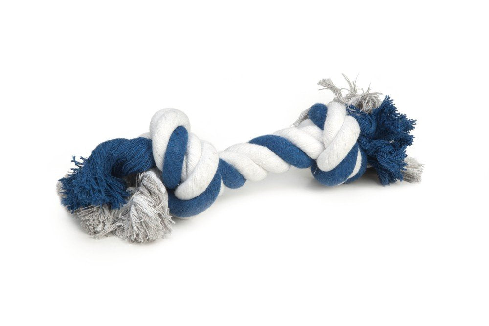Beeztees - flossytoy ro/bl ass 2knop.300g