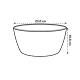 Elho - brussels bowl 23cm white
