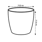 Elho - brussels round mini 12,5cm anthracite