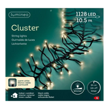 Clusterverlichting LED warm wit - 10,5m - 1128 lampjes