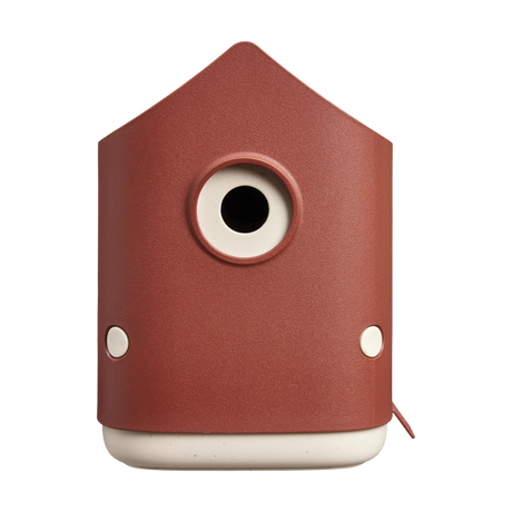 Elho - cosy bird house 18cm toscaans rood B 18 x H 23 x D 18 cm