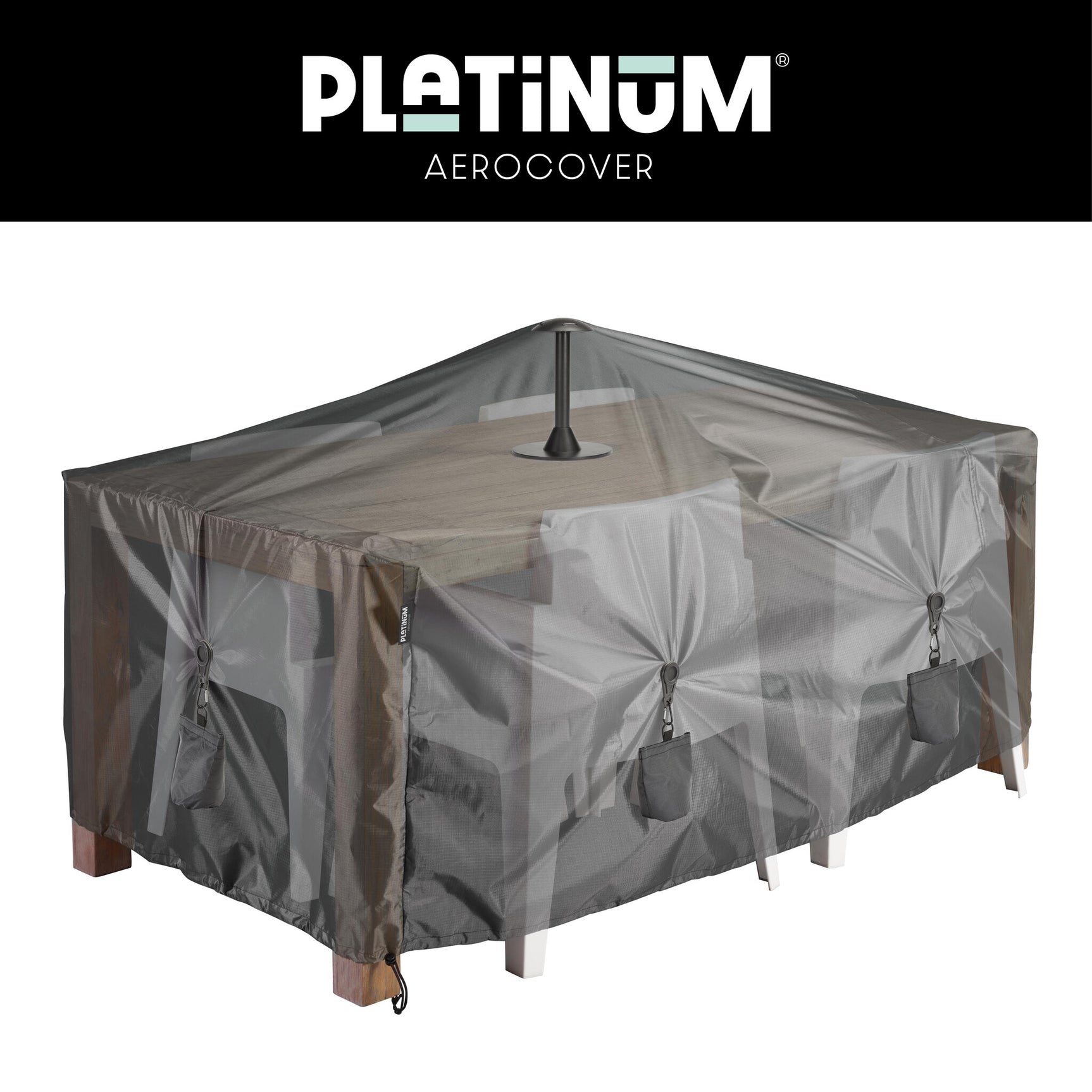Platinum AeroCover hoessteunset voor tuinmeubelhoezen