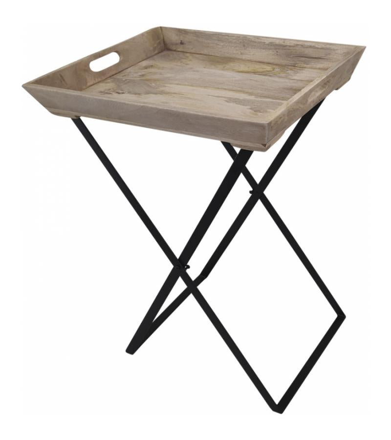 Houten bijzettafel David 46x33cm - Lesli living