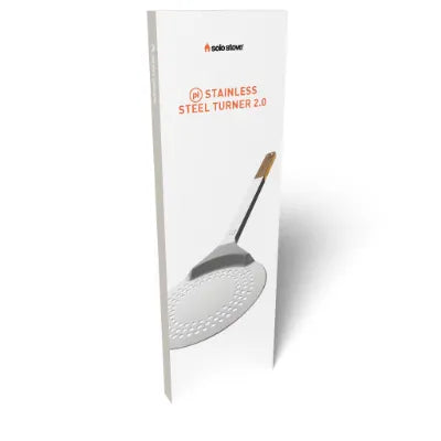 Verpakking van Solo Stove RVS pizzadraaier Stainless Steel Turner 2.0