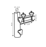 Platinum - Horizontal flat railing, Ø38mm