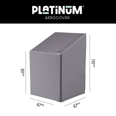 Platinum AeroCover - Stapelstoelhoes/ gasveerstoelhoes 67x67xH80/110