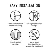 Platinum - Rails with eyebolt 1m