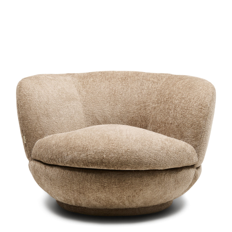 Rivièra Maison - Draaifauteuil Credo Mélange Weave Wheat