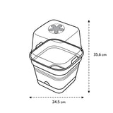 Elho - green basics kweekpot vierk. allin1 B 25 x H 21 x D 25 cm