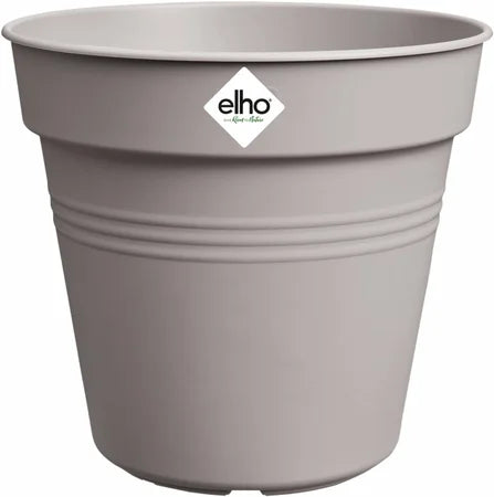 Elho kweekpot 24 cm in vervaagde lila, ronde kunststof bloempot met ribbels