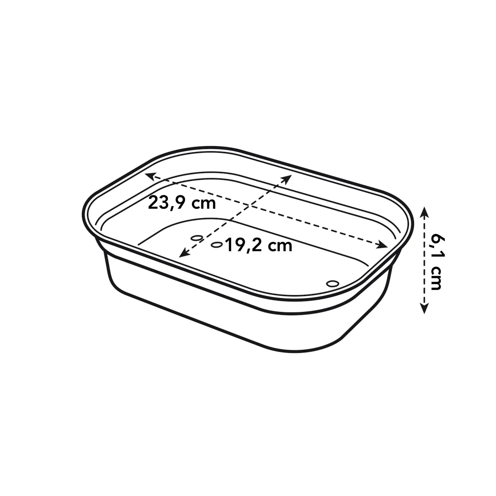 Elho - green basics kweektray s B 24 x H 6 x D 17 cm