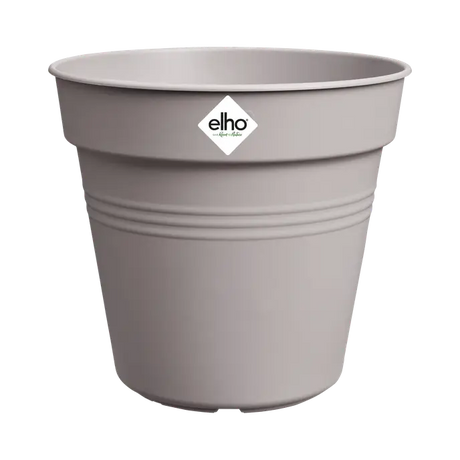 Elho kweekpot 40 cm, lila, ronde plantenbak met zichtbare elho-label