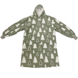 hoodie 70x110 cm hoodie deken Abbey - groen