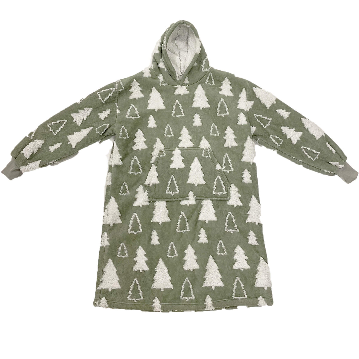 hoodie 70x110 cm hoodie deken Abbey - groen