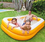 Intex - zwembad oranje 229x147x56cm