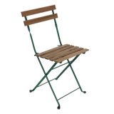 Bistrostoel metaal hout groen - Esschert design