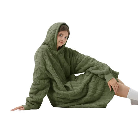 Hoodie Sophie military olive 170 x 110 cm