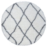 Vloerkleed Jeffie Cream Rond ø80 cm