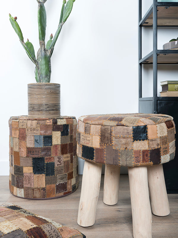 Poef Royal Labels Rond