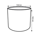 Elho - b.for soft rond 14cm steengroen