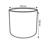 Elho - b.for soft rond 18cm goudkleurig zand