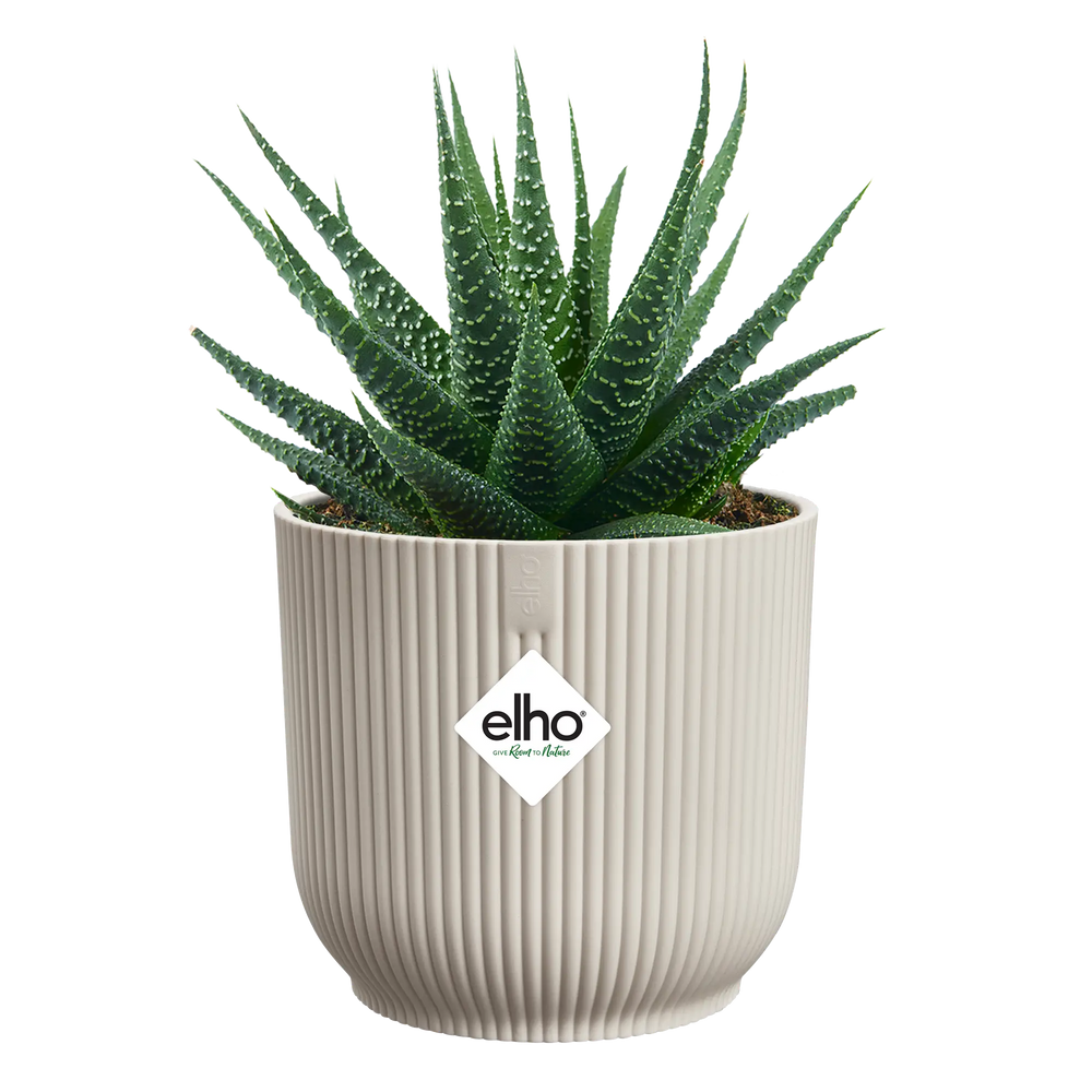 Elho - vibes fold rond mini 11cm linnen wit