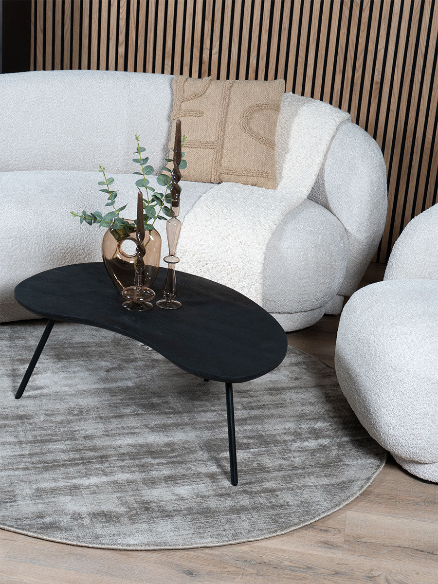 Vloerkleed Cos Taupe - Rond ø200 cm