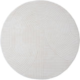 Vloerkleed Ella Cream Rond ø280 cm