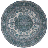 Vloerkleed Heris Green 10 Rond ø120 cm
