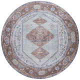 Vloerkleed Karaca Purple/Brown 07 Rond ø160 cm