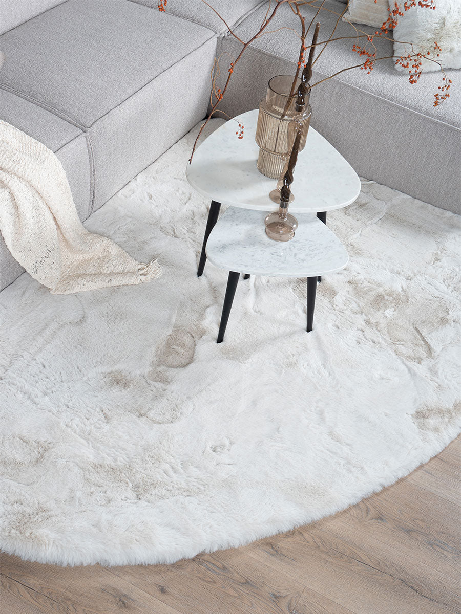 Vloerkleed Morbido Ivory 2810 - Kiezelvormig 200 x 280 cm