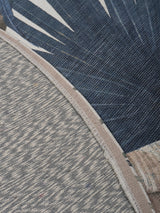 Vloerkleed Palm Blue Rond ø120 cm