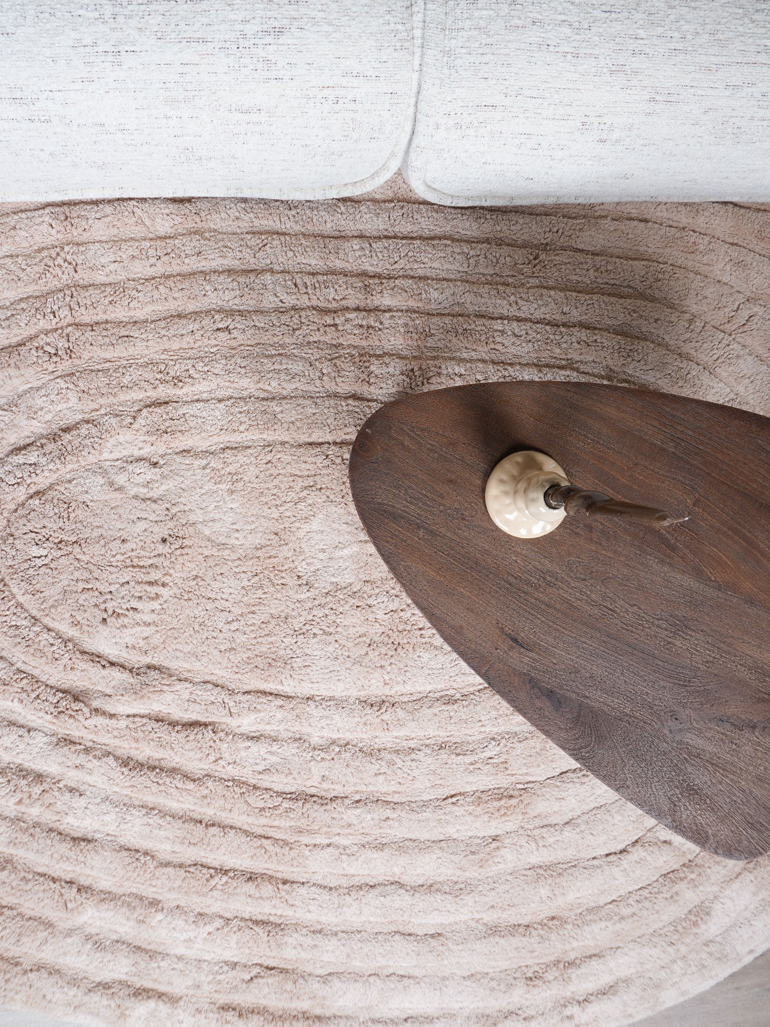 Wasbaar Vloerkleed Oliver - Beige 140 x 200 cm