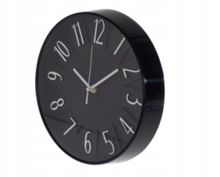 Wandklok PP - 25cm assortiment (prijs per stuk)